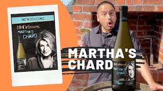 Martha Stewart SPEAKS on her new 19 Crimes Chardonnay label | 2020 Martha&#39;s Chard Wine Review