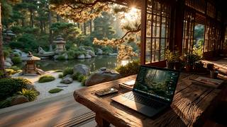 Deep Work - Ambient Focus Music for Ultimate Productivity and Concentration in Zen Garden