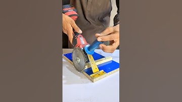 How to make a wood cutter from an angle grinder #shorts #tricks #trending
