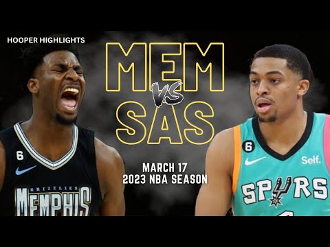 Memphis Grizzlies vs San Antonio Spurs Full Game Highlights | Mar 17 | 2023 NBA Season