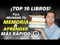 Top 10 LIBROS para Mejorar la MEMORIA y Aprender más RÁPIDO | Taller Completo