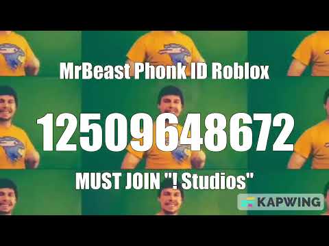 MrBeast Phonk Song | ROBLOX ID's Avatar