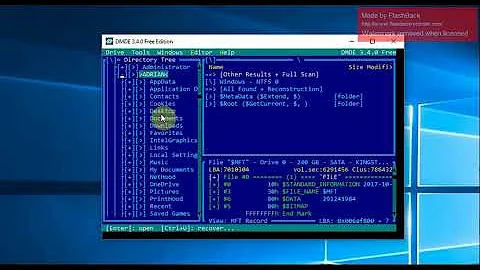 RAW corrupted NTFS partition