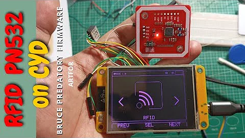 Connect RFID PN532 on CYD Launcher for BRUCE Predatory Firmware