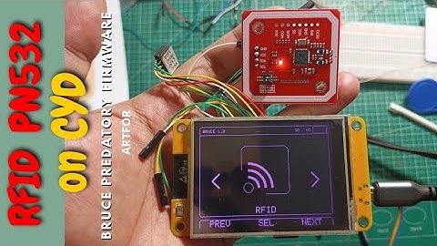 Connect RFID PN532 on CYD Launcher for BRUCE Predatory Firmware