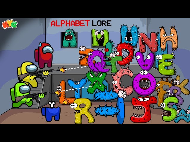 How I combined alphabet lore with among us😎 #alphabetlore #alphabetlo