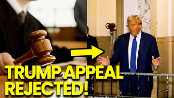 Trump FLEES Courtroom as Judge REJECTS Last Minute Appeal