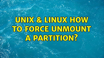 Unix & Linux: How to force unmount a partition?