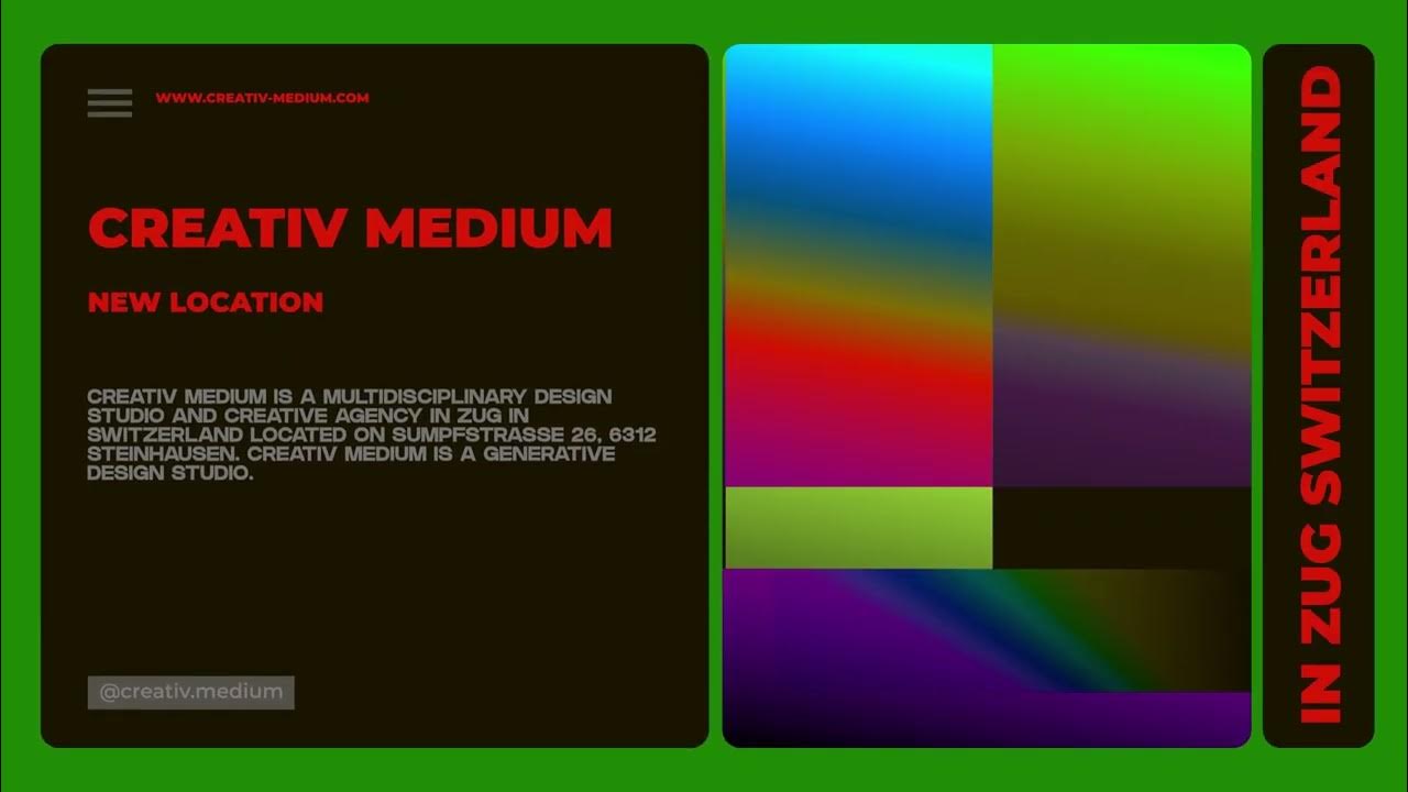 Creativ Medium is an Immersive Design Lab and studio for immersive