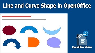 How to Insert Line and Curve Shape in OpenOffice Writer