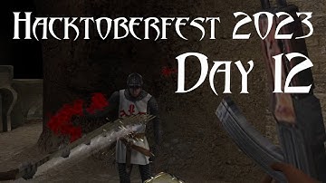 Making the AK47 Shoot; Shany and the Fountain; Fellas!! - Day 12 - Arx Fatalis Hacktoberfest 2023