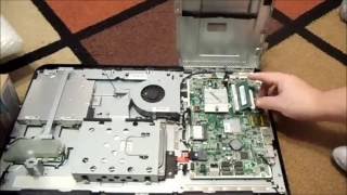 How to UPGRADE HP OMNI All-In-One 120 Desktop Memory & Hard Drive (Removal Replacement RAM 120-1000)