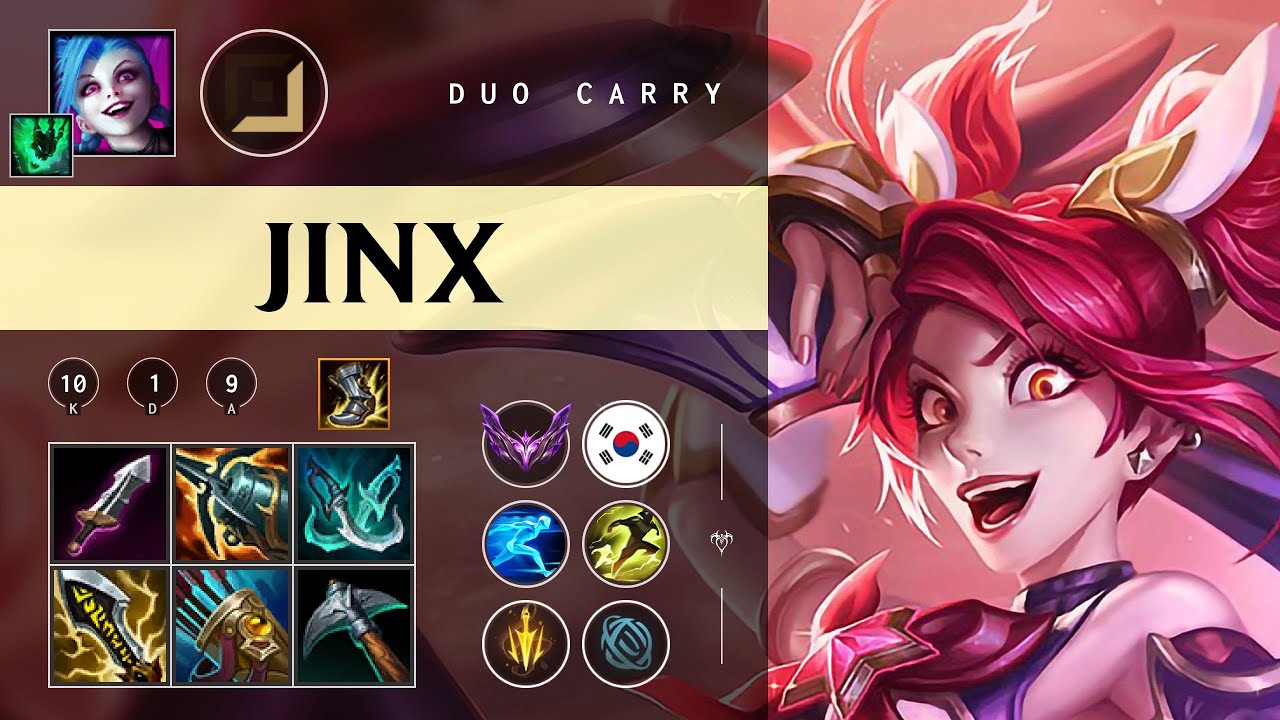 Jinx ADC vs Ezreal - KR Master Patch 26.01