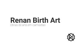 Obras de arte em camisetas Renan Birth Art 