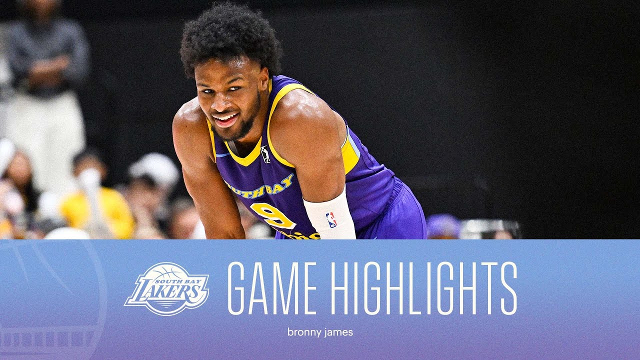highlights-bronny-james-goes-for-30-points-vs-valley-suns-youtube