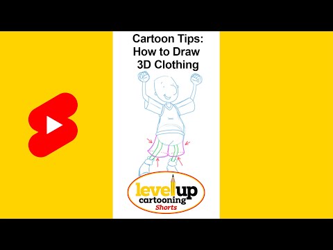 Cartoon Tips:  How to Draw 3D Clothing