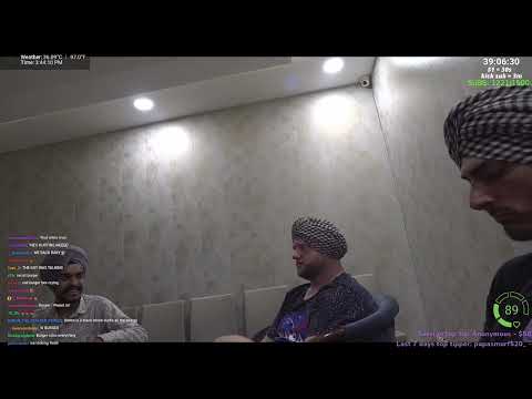 ice poseidon, burger and moises put on a turban with sikhs in #india #live #travel