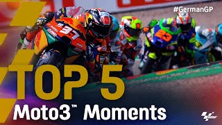 Top 5 Moto3™ Moments | 2021 #GermanGP