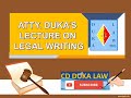 Legal Writing