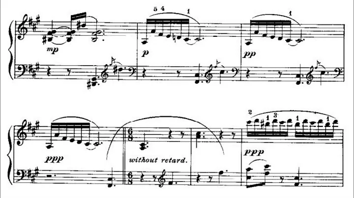 Edward MacDowell - Will-o'-the-wisp (audio + sheet...