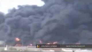 20111208 Baba Amr Homs City Oil Pipeline