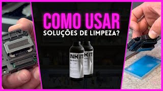 COMO USAR SOLUÇÕES DE LIMPEZA EM CABEÇAS DE IMPRESSÃO?