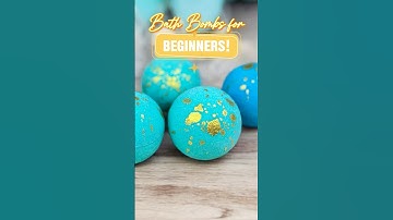 BATH BOMBS For BEGINNERS: A Step-by-Step Tutorial! + Easy Recipe!