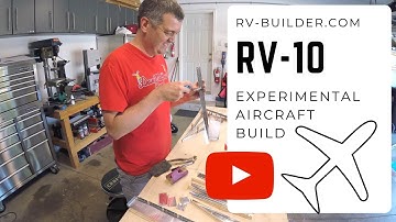 RV-10 Build | Empennage | Rudder Skin Drilling 2.0 | RV-Builder