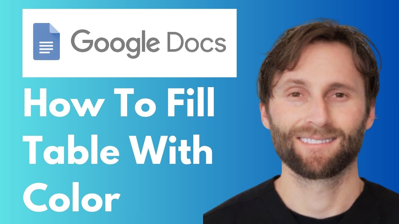 How to Fill a Table with Color in Google Docs [Full Guide 2026] - YouTube