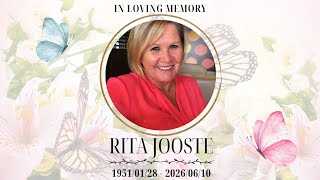 The Life Celebration of Rita Jooste (18/06/2026)