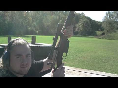 Circuz shooting lightspeeds' grandpas 1891 German Mauser 7.65 x 53 Argentine bolt action rifle