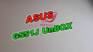 Asus G551J - Unboxing