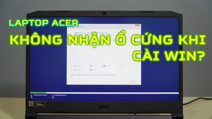 Hướng dẫn cài lại win cho laptop acer aspire one