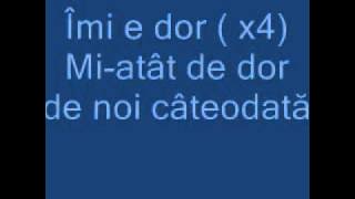 DJ Project feat Giulia - Mi-e dor de noi versuri/lyrics