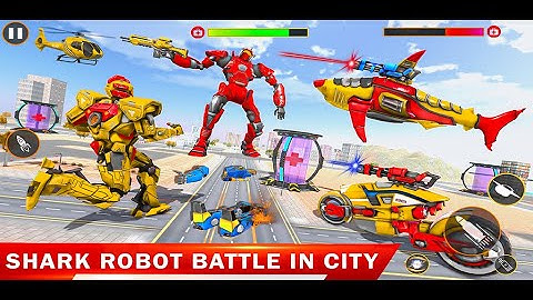 Shark Robot Car Game Bike Game