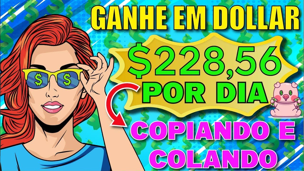 SITE GRINGO PAGANDO EM DOLAR POR CLIQUE R$228,56 POR DIA! 🔴GANHAR DINHEIRO NO PAYPAL🔴