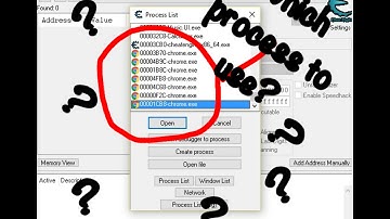 Which Chrome Process To Use With Cheat Engine?