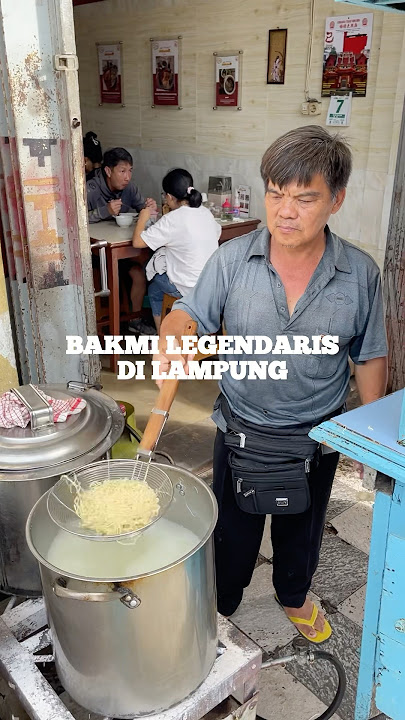 RECOMMENDED BAKMIE LEGEND IN LAMPUNG‼️MUST TRY #JKTFOODHUNTING #JKTFOODHUNTINGVIDEO