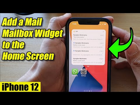 iPhone 12: How to Add a Mail Mailbox Widget to the Home Screen