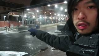 The MBTA Dog inspects Dudley Station (now Nubian Station) at 4 in the morning