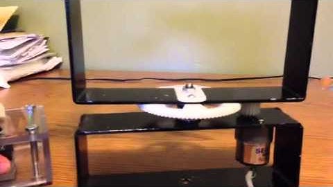 DIY Pan tilt camera mount  detailed view