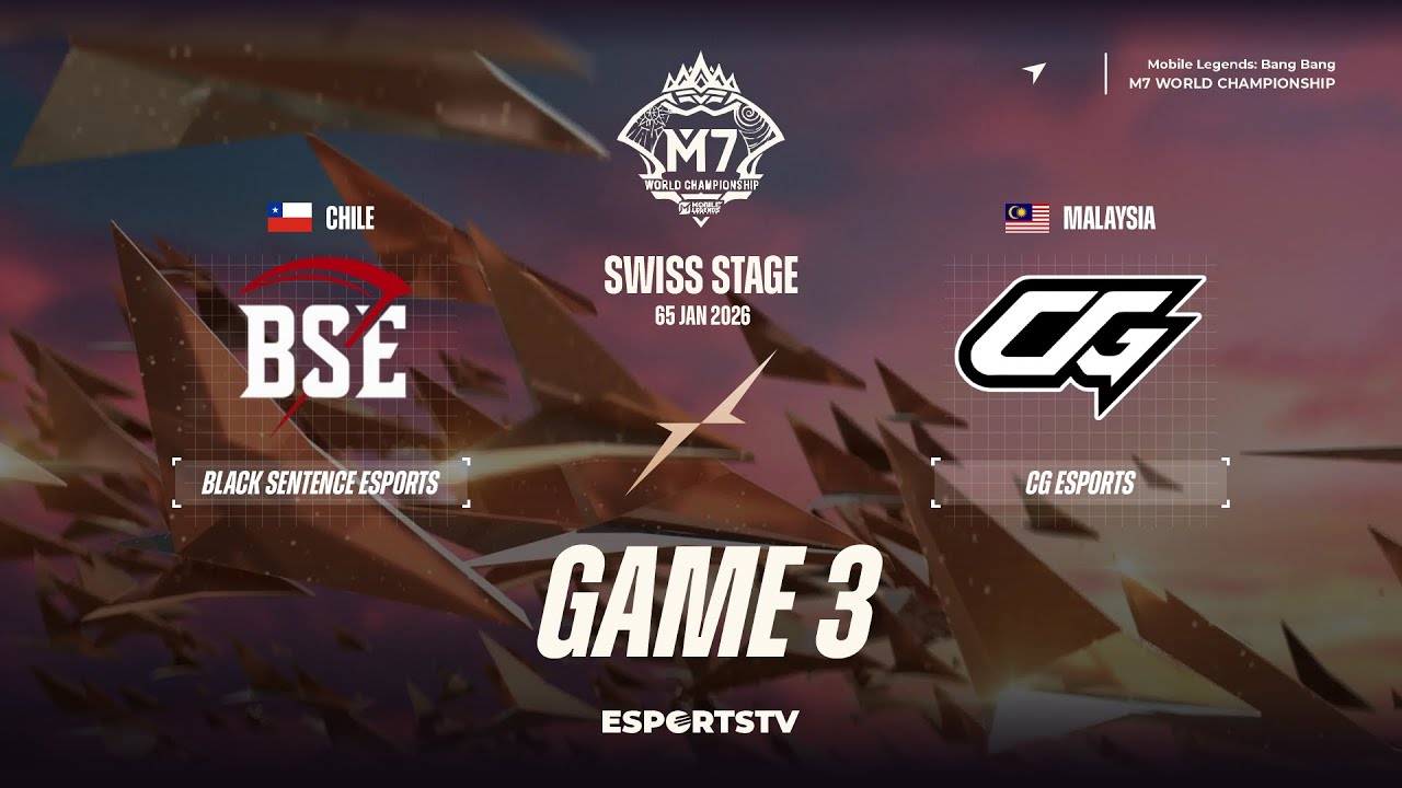 Black Sentence Esports против CG Esports, игра 3, Чемпионат мира M7 | CG VS BSE ESPORTSTV