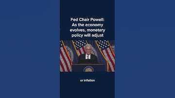 Fed Chair Powell: As the economy evolves, monetary policy will adjust
