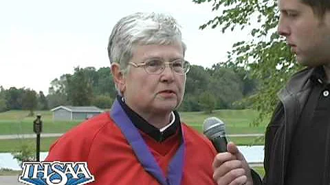 2009 IHSAA Girls Golf State Finals - Interview wit...