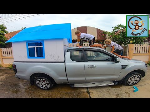 Дети и Машина. Снова делаем дом на колёсах. МанкиТайм