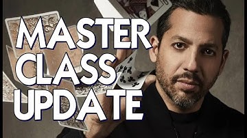Magic Question - David Blaine Master Class Update
