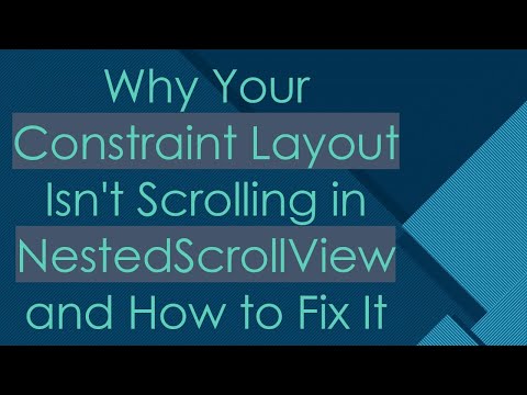 Why Your Constraint