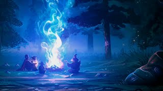 Night Forest Music & Sounds - Mystic Bonfire