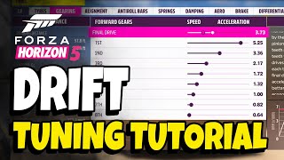 How To Tune A Drift Car in Forza Horizon 5   Drift Tuning Tutorial FH5