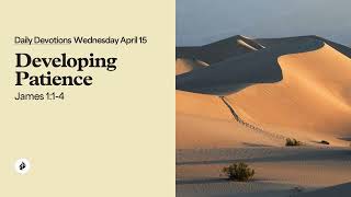 Developing Patience Daily Devotional